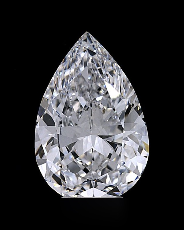 7.60 ct Pear Natural Diamond, D