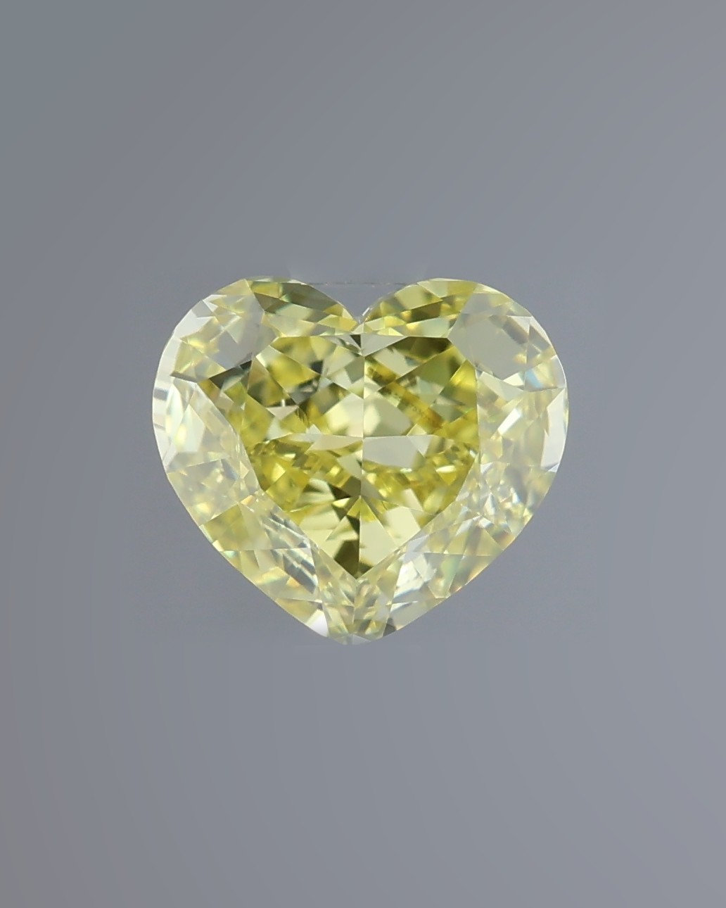 1.20 ct Heart Fancy Colour Diamond, Fancy Intense Yellow