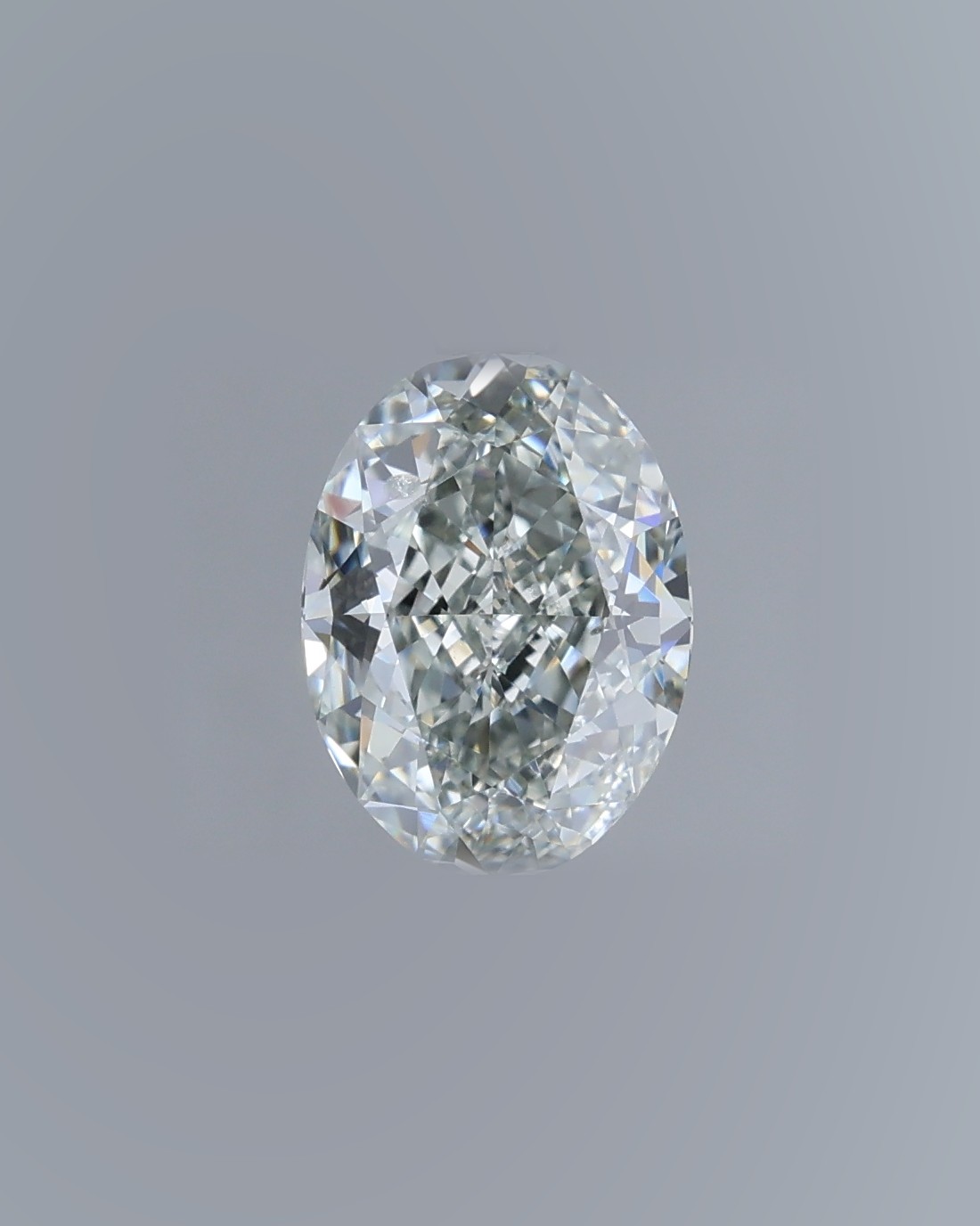 1.50 ct Oval Fancy Colour Diamond, Fancy Light Gray-Green