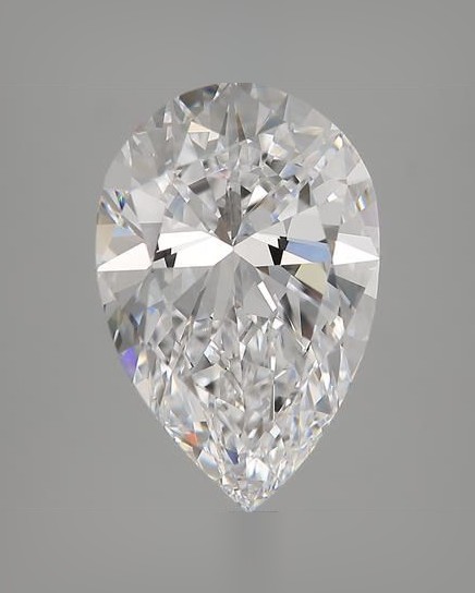 5.01 ct Pear Natural Diamond, D