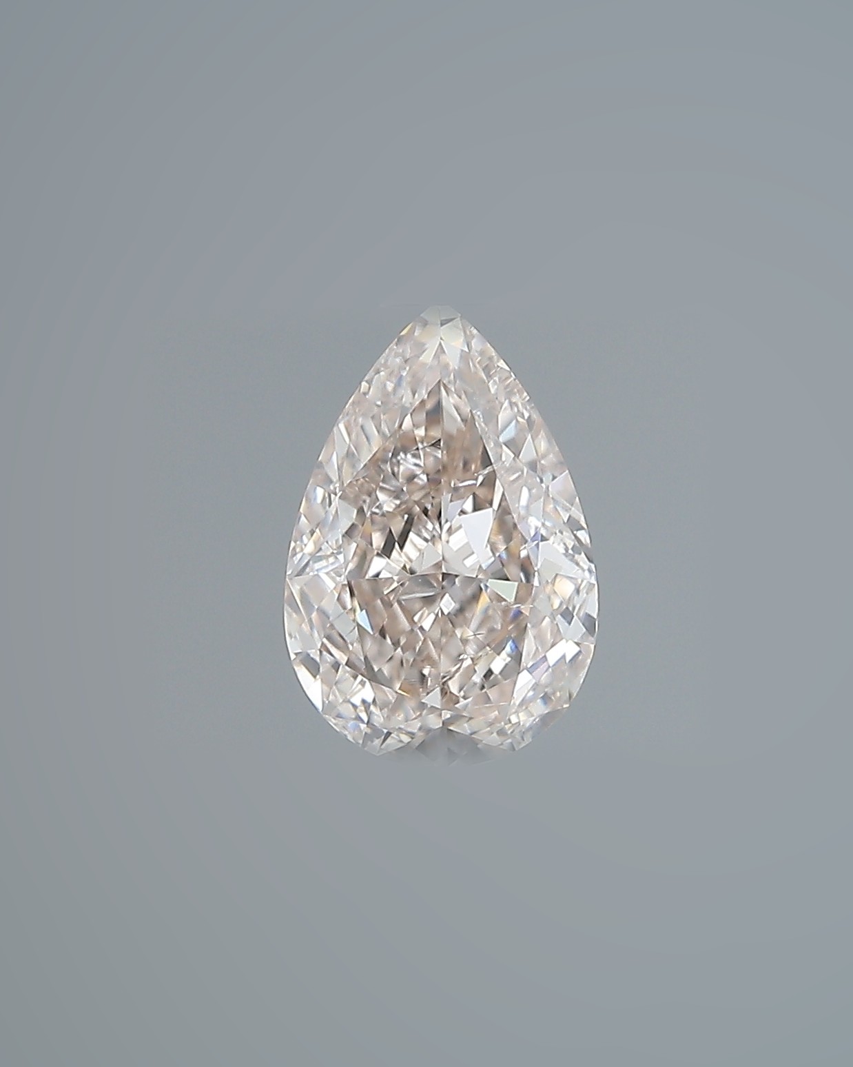 1.04 ct Pear Fancy Colour Diamond, Fancy Light Pink-Brown
