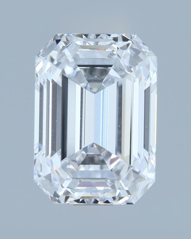 2.15 ct Emerald Natural Diamond, D