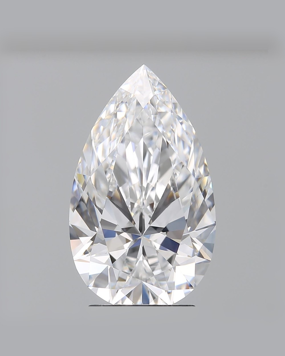 3.09 ct Pear Natural Diamond, D