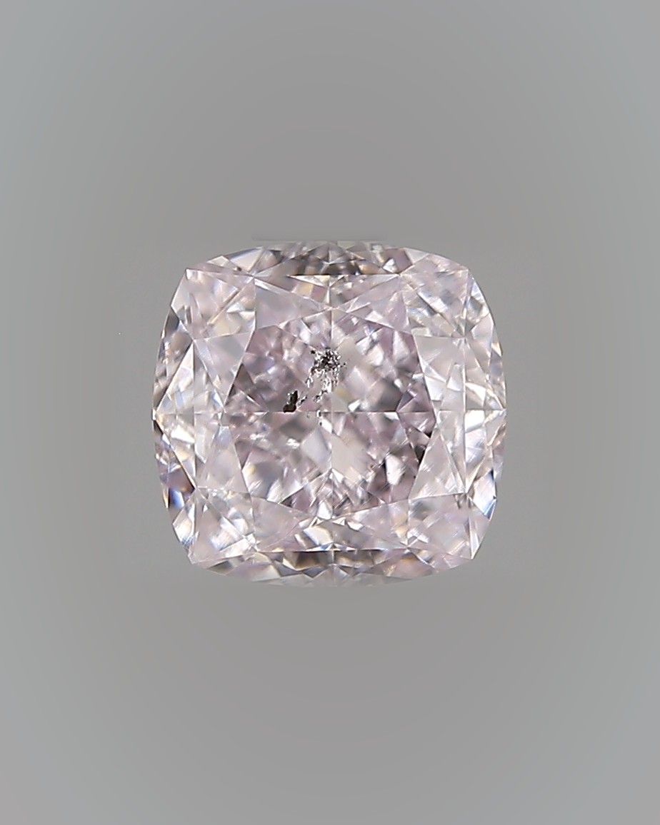 1.00 ct Cushion Fancy Colour Diamond, Fancy Light Pinkish Purple